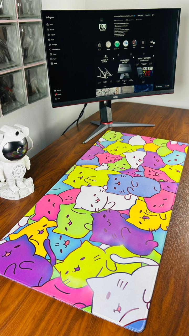 Mousepad Gatitos 90 x 40 speed