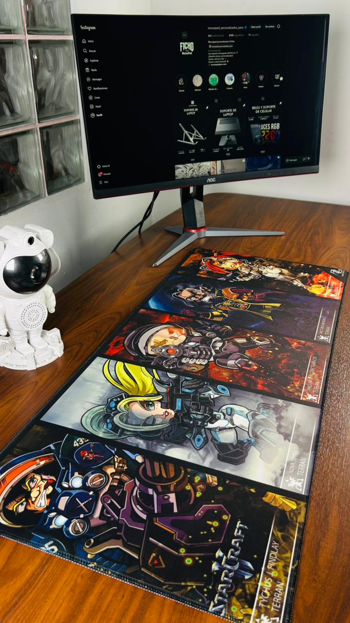 Mousepad StarCraft 90 x 40 speed