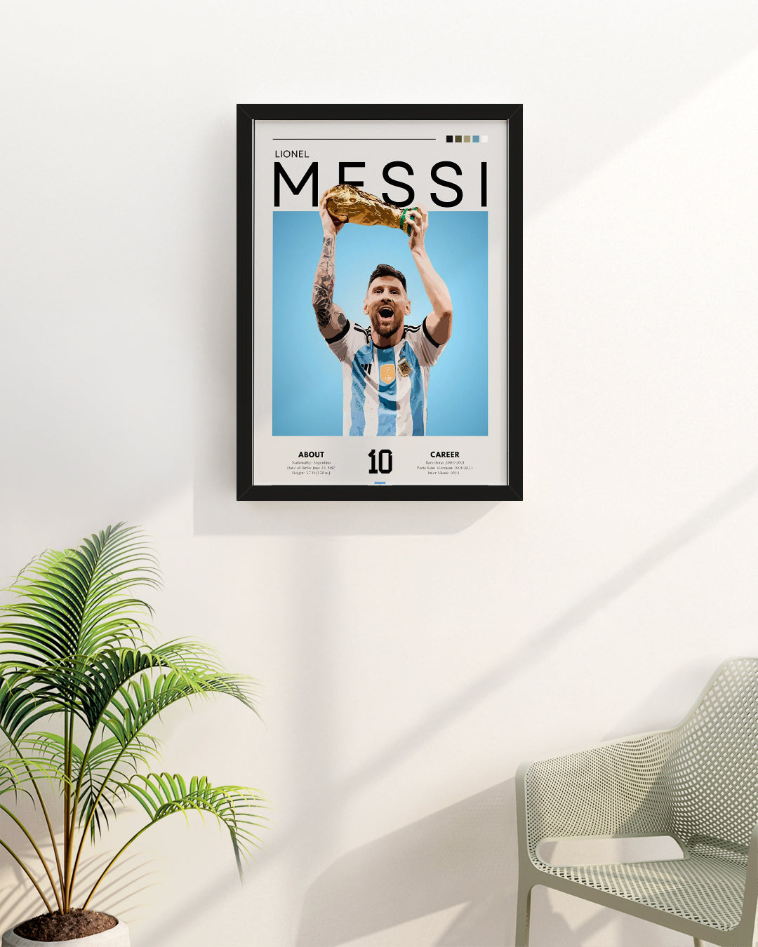 Cuadro personalizado Messi