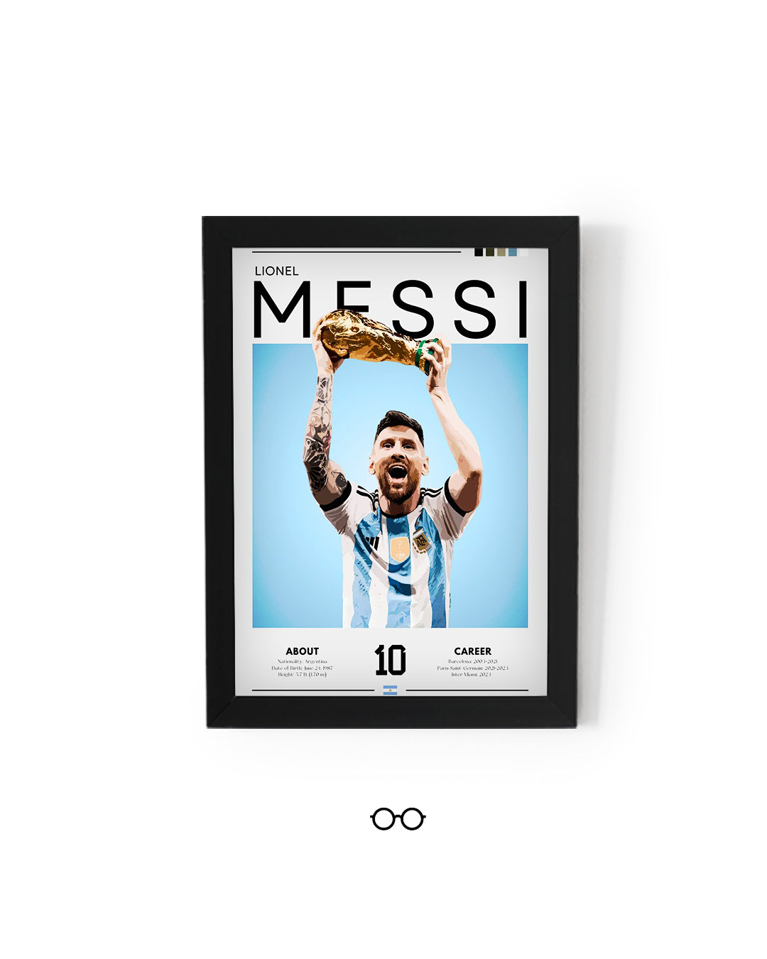 Cuadro personalizado Messi