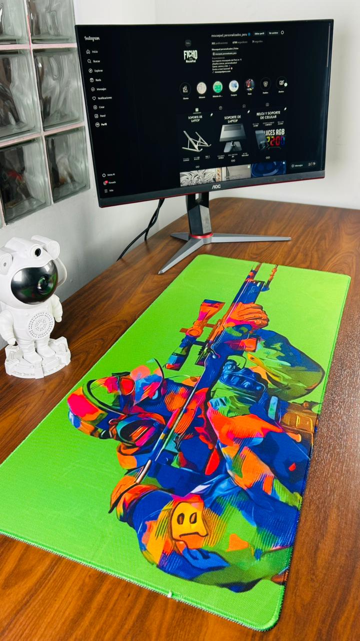 Mousepad Francotirador 90 x 40 control