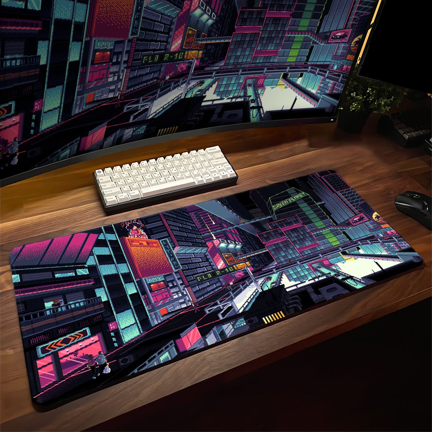 Mousepad paisaje oriental