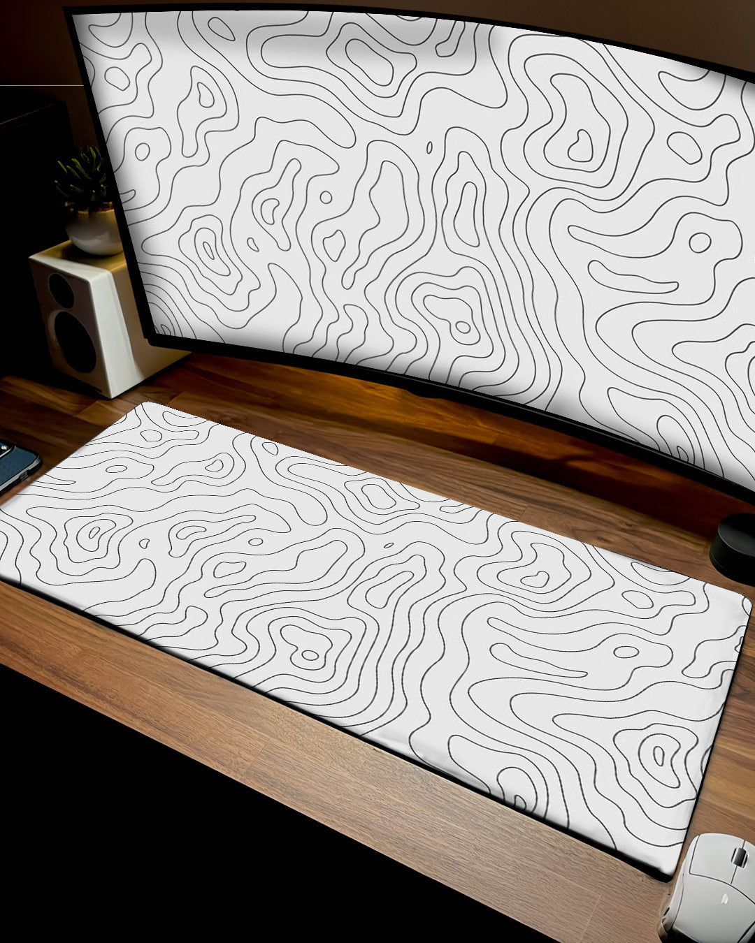 Mousepad topográfico