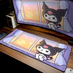 Mousepad Kuromi vista 3