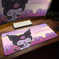 Mousepad Kuromi vista 4
