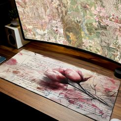Mousepad Rosas vista 1