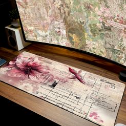 Mousepad Rosas vista 3