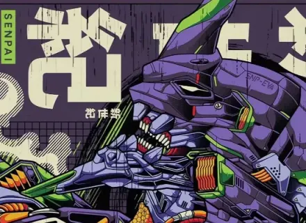 Mousepad Evangelion plantilla 2