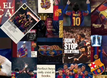 Mousepad Barcelona plantilla 3