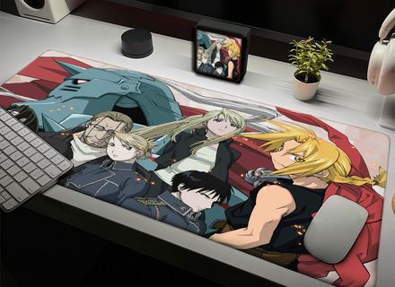 Mousepad Full metal alchemist plantilla 1