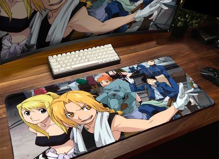 Mousepad Full metal alchemist plantilla 3