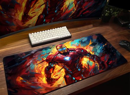 Mousepad Ironman plantilla 1