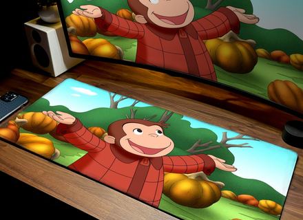 Mousepad Jorge el curioso plantilla 1