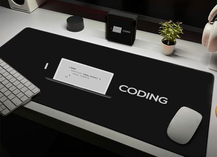 Mousepad Code plantilla 3