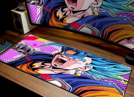 Mousepad Goku plantilla 3
