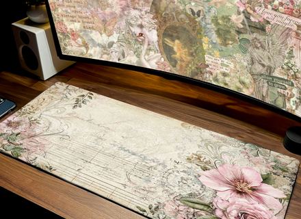 Mousepad Rosas plantilla 1