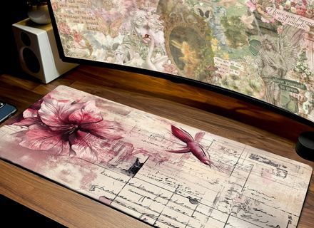 Mousepad Rosas plantilla 2