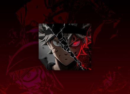 Mousepad Black Clover plantilla 1