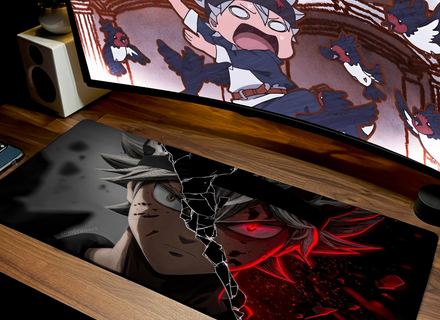 Mousepad Black Clover plantilla 2