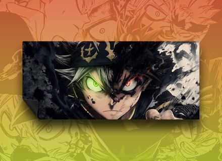 Mousepad Black Clover plantilla 3