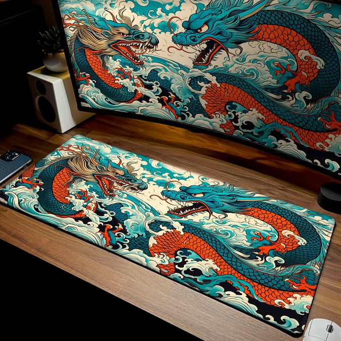 Mousepad Dragones | - vista 3