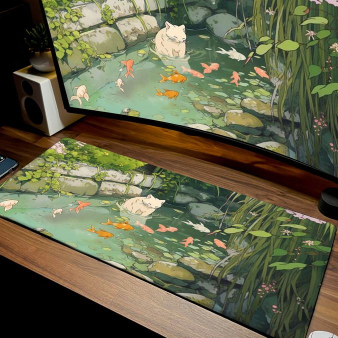 Mousepad Gato Luna - vista 2
