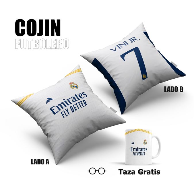 cojin Real Madrid - vista 2