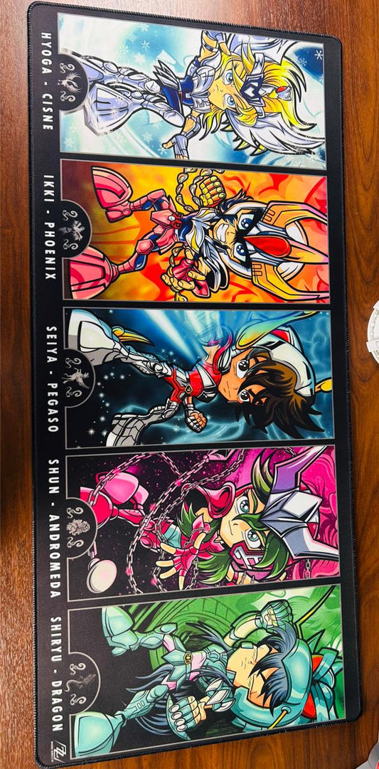 Mousepad Los Caballeros del Zodiaco 90 x 40 speed
