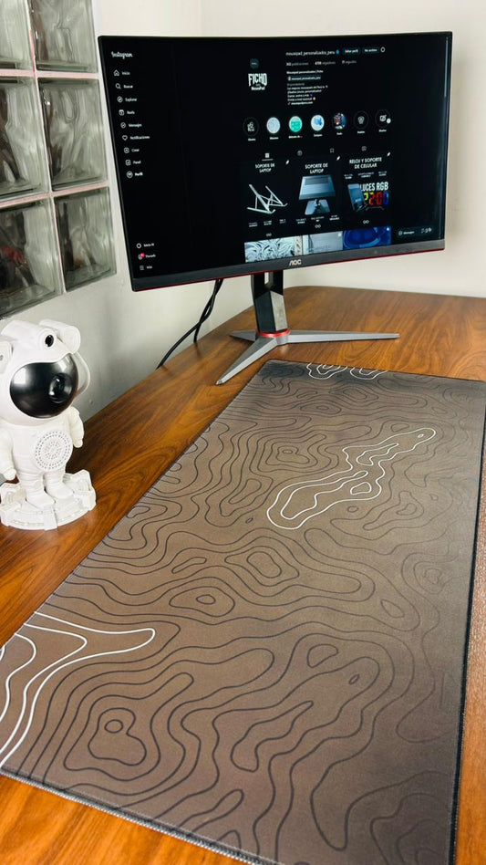 Mousepad Topográfico 90 x 40 speed