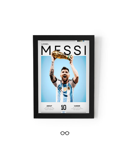Cuadro personalizado Messi