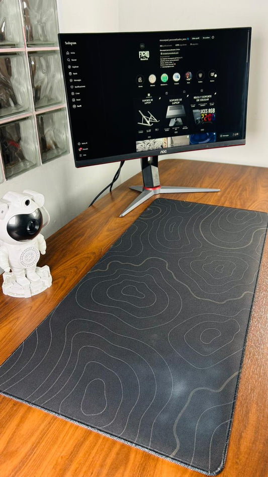 Mousepad Topográfico 90 x 40 control