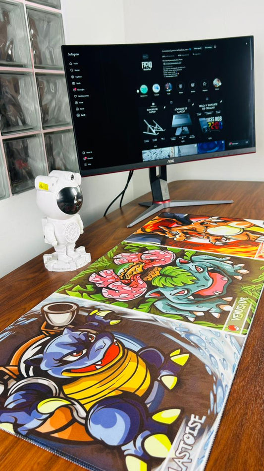 Mousepad  Pokemón 90 x 40 speed