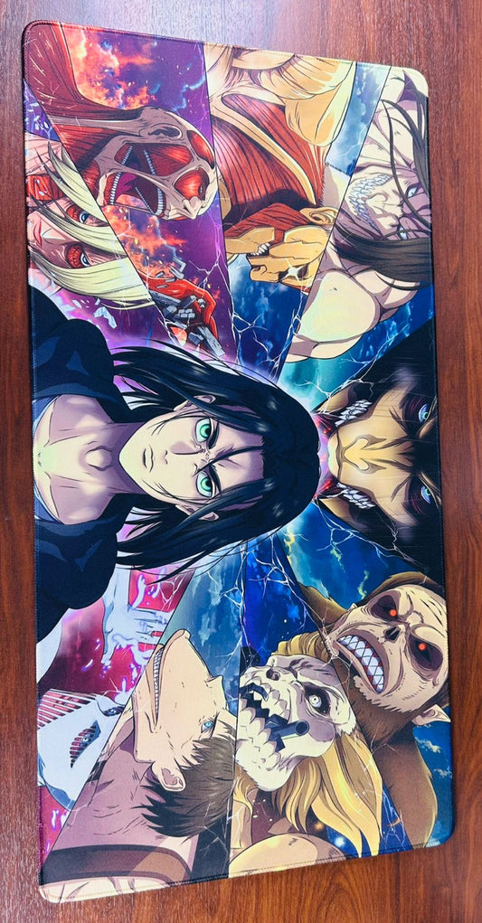 Mousepad  Attack on Titan 80 x 40 speed