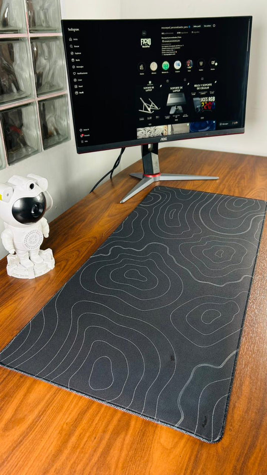 Mousepad Topográfico 90 x 40 control