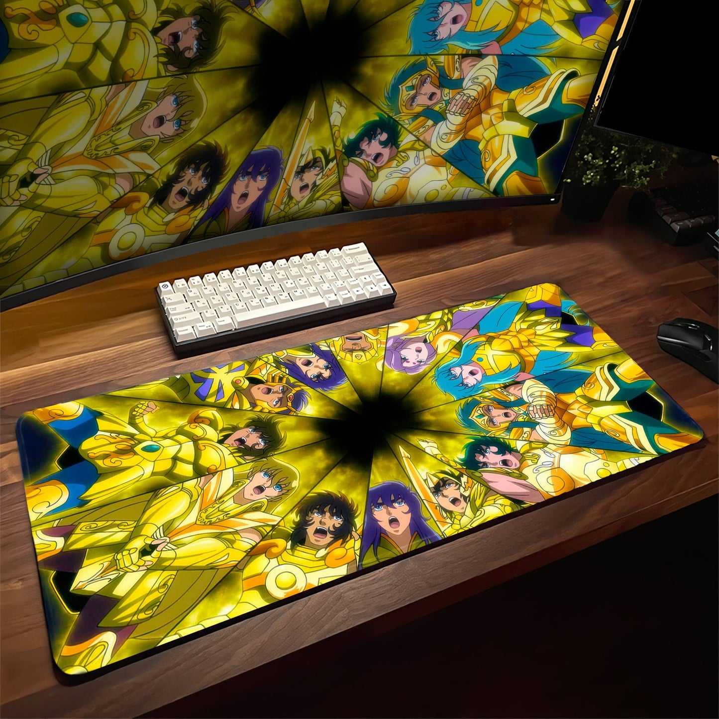 Mousepad caballeros del zodiaco